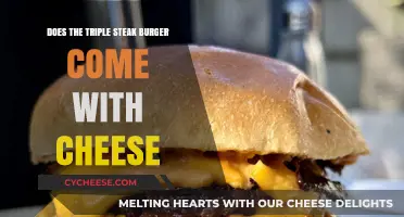 Triple Steak Burger: Does It Include Cheese? Find Out Here!