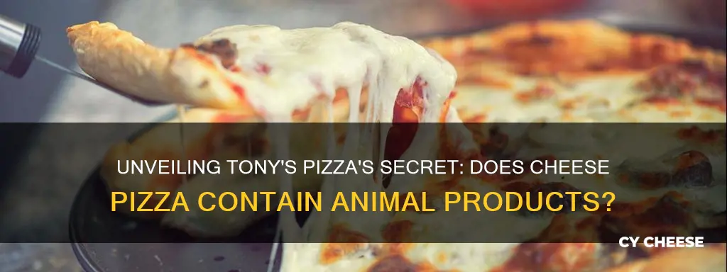 does tonys pizzeria style cheese pizza have rennet in it