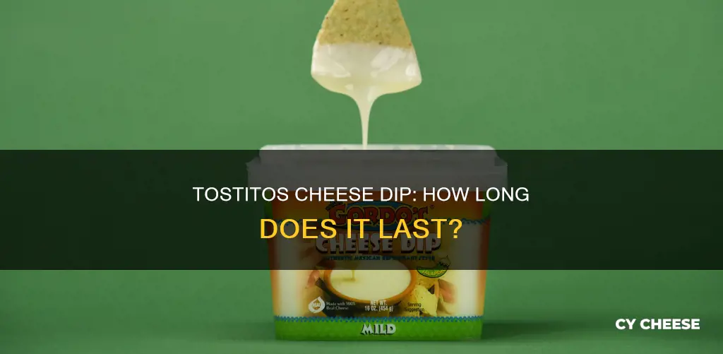 does tostitos cheese dip go bad