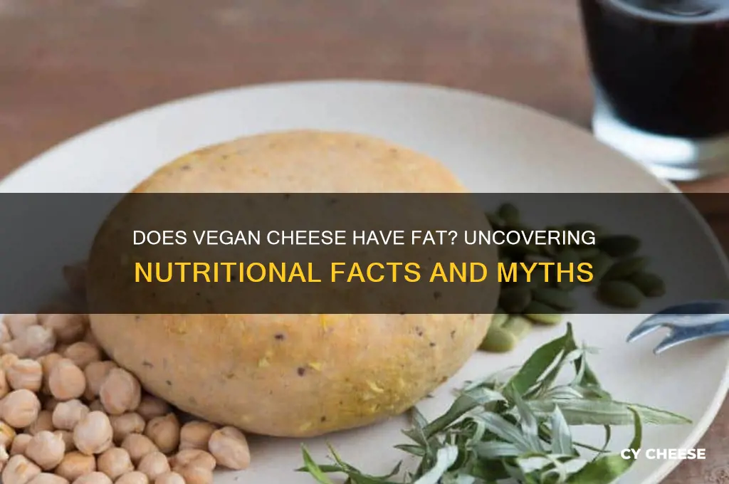 does vegan cheese have fat