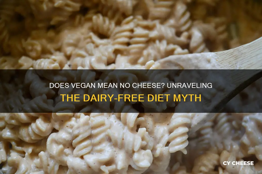 does vegan mean no cheese