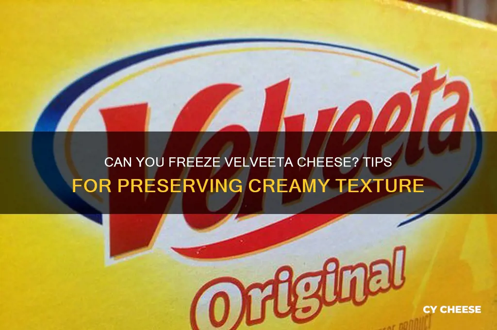 does velveeta cheese freeze well