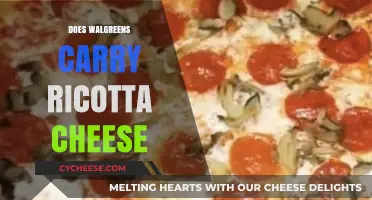 Does Walgreens Sell Ricotta Cheese? A Quick Shopping Guide