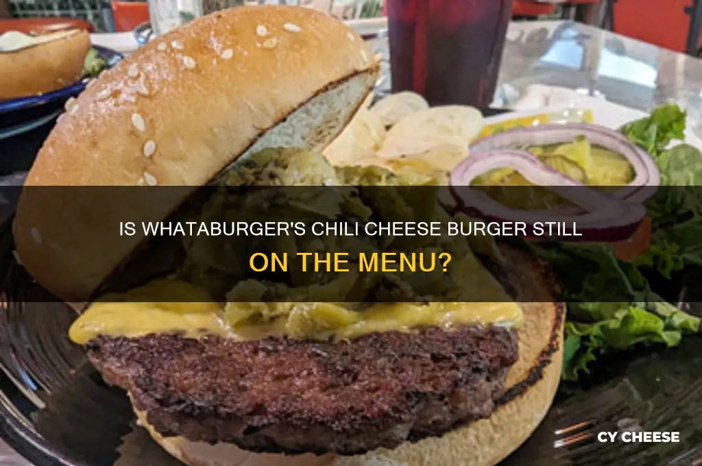 does whataburger still have the chili cheese burger