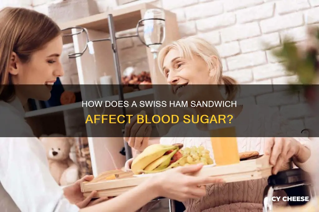 does white bread ham lunchmeat swiss cheese affect my sugar