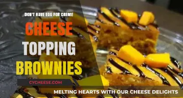 Egg-Free Cream Cheese Topping for Decadent Brownies: A Simple Twist