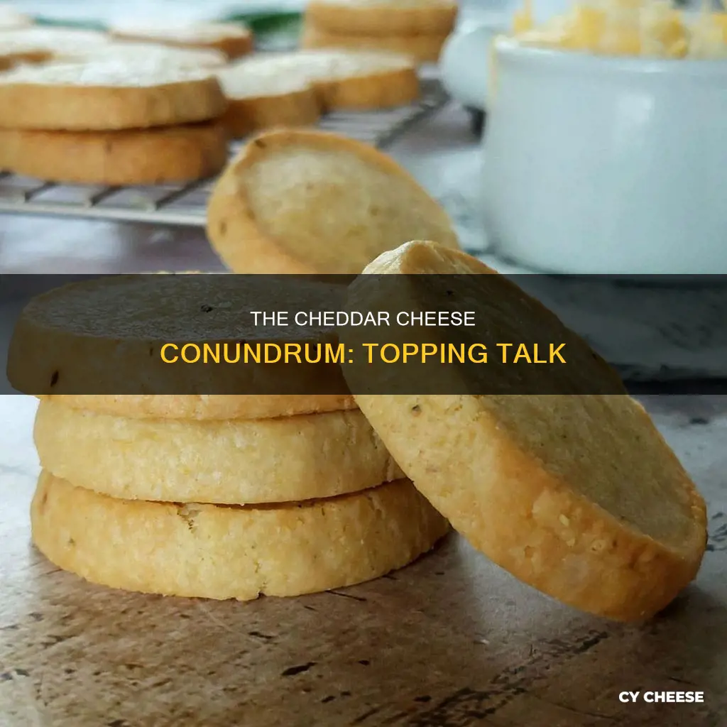 has anyone heard of cheddar cheese on top