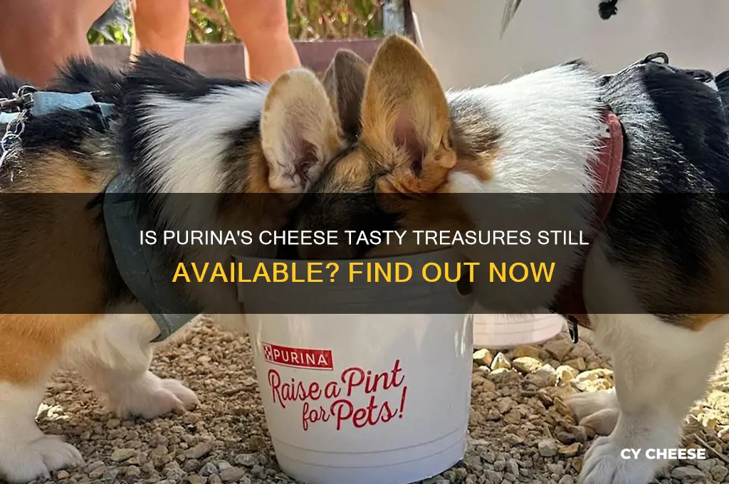 has purina stopped making tasty treasures with cheese
