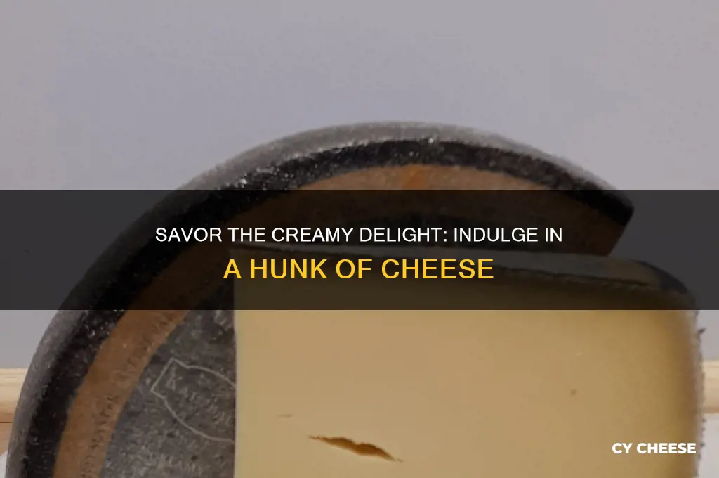 have a hunk of cheese