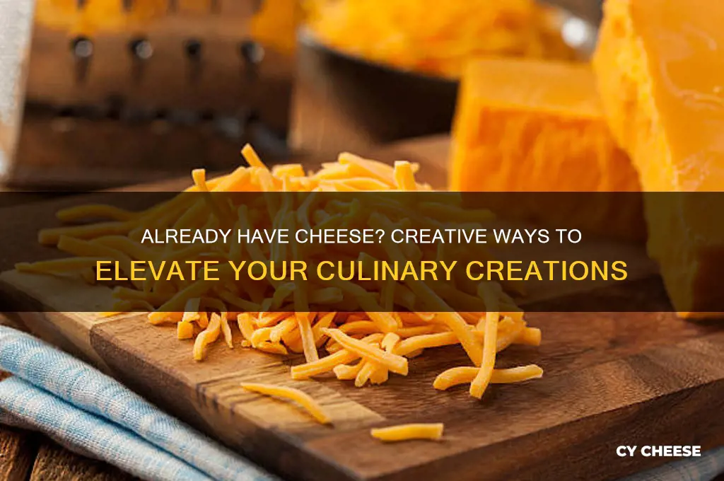 have already cheese