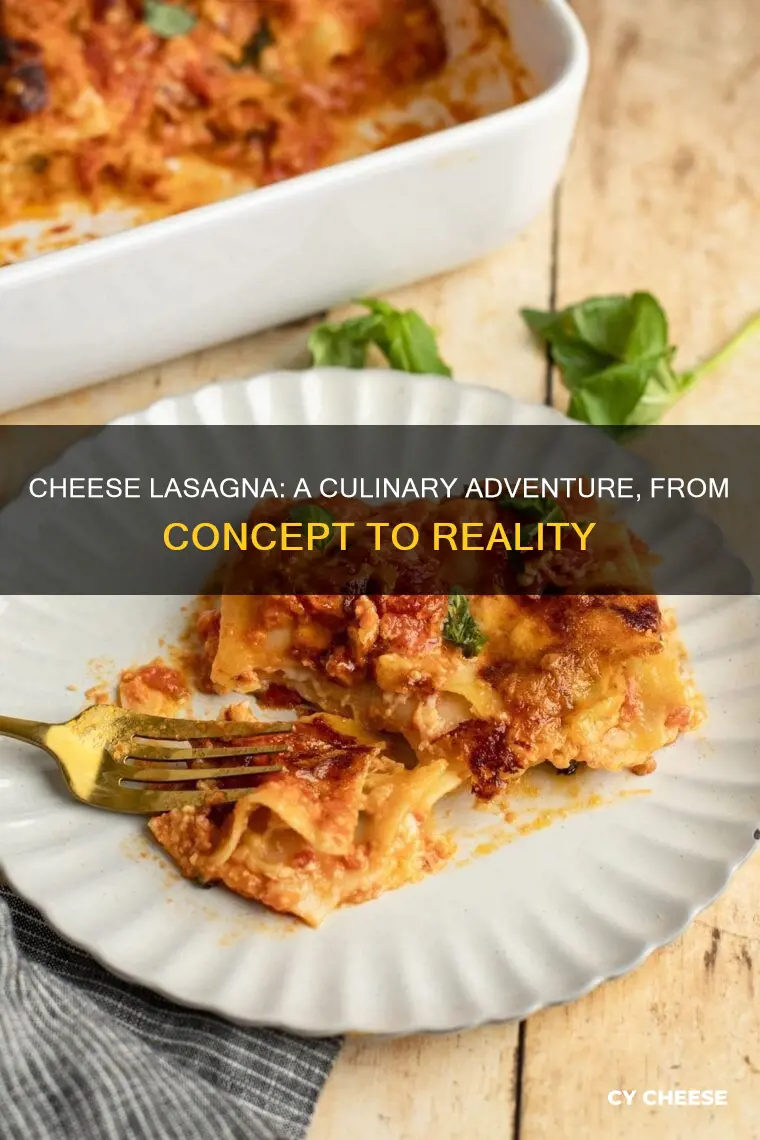 have people made cheese lasagna