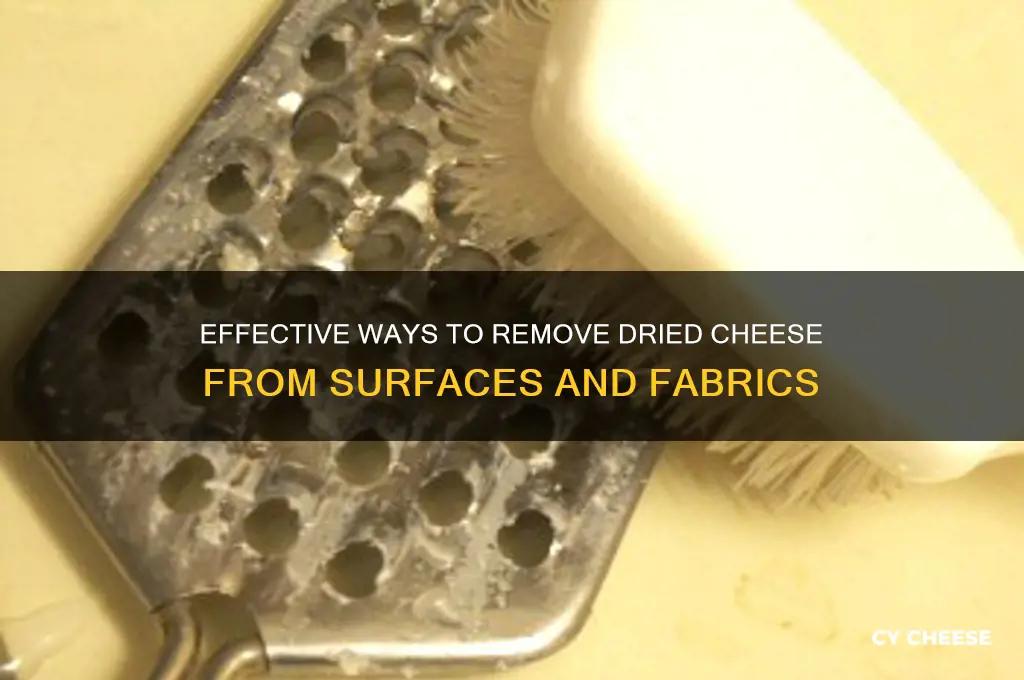 how 2 remove diuck cheese