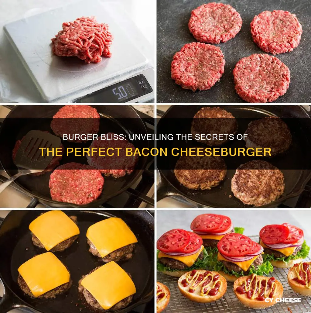 how a bacon cheese burger is made