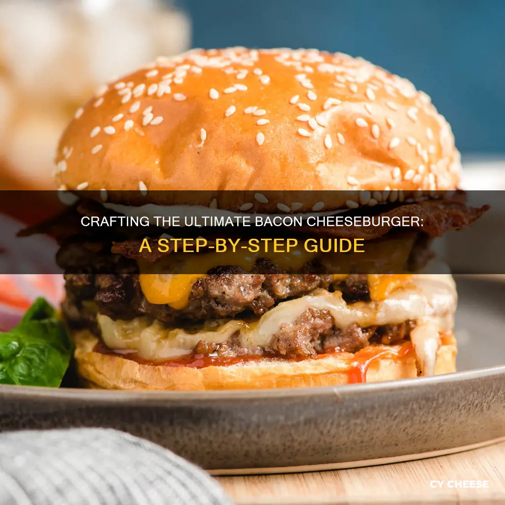 how a bacon cheese burger is made