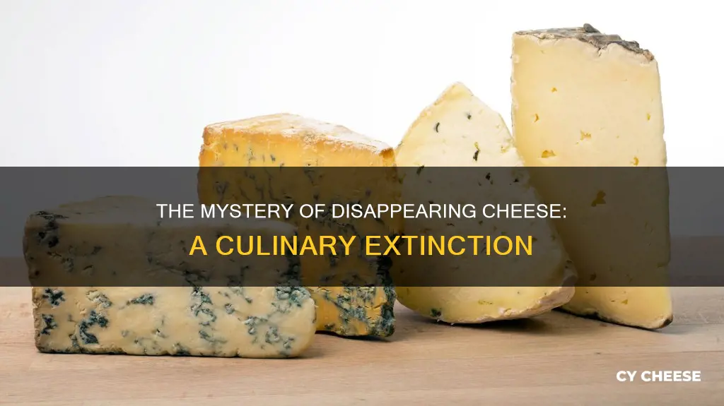 how a cheese goes extinct