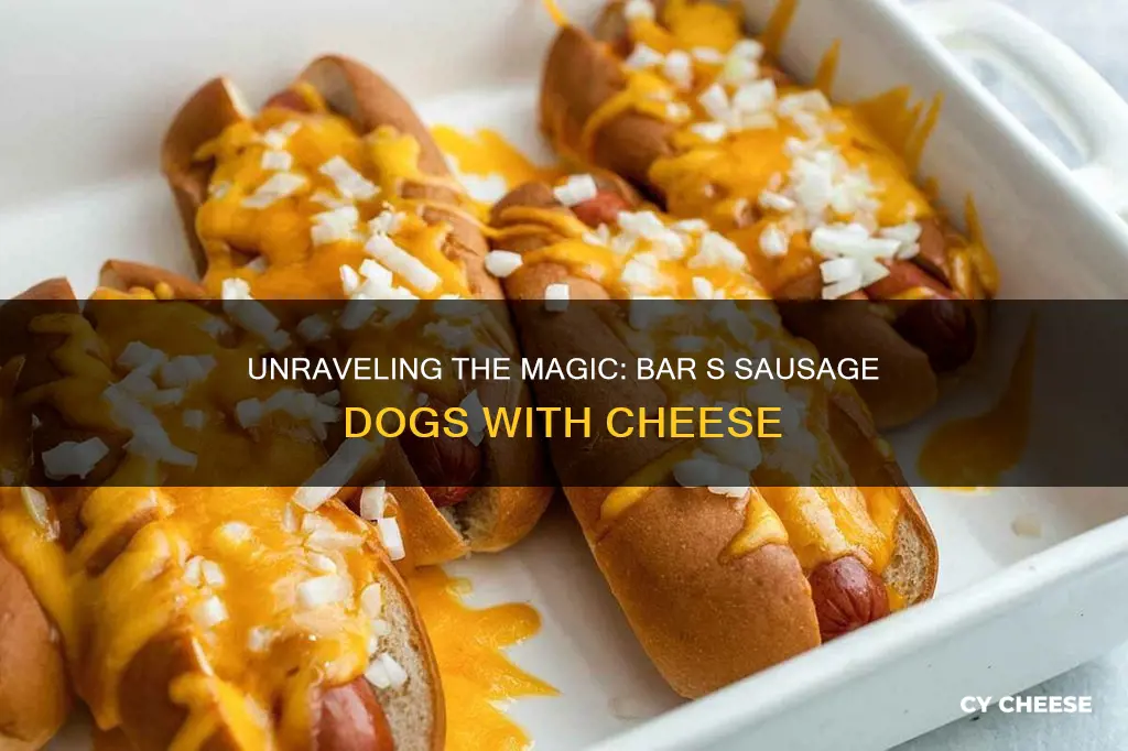 how are bar s sausage dogs with cheese made