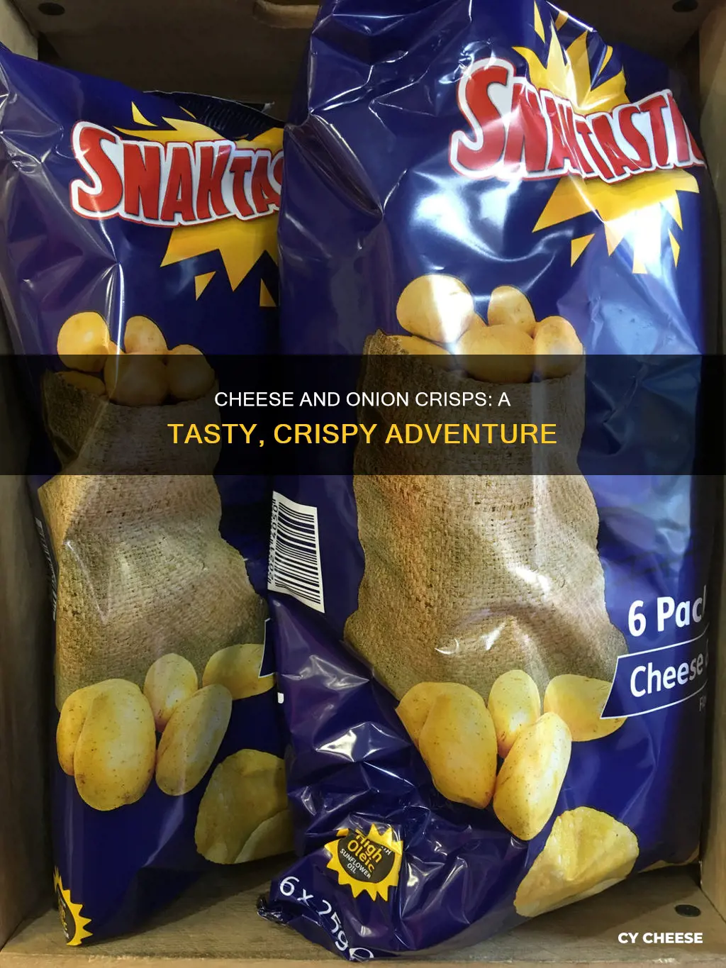 how are cheese and onion crisps made