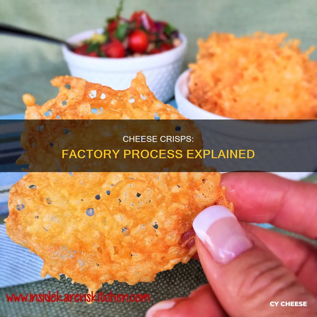 how are cheese crisps made factory