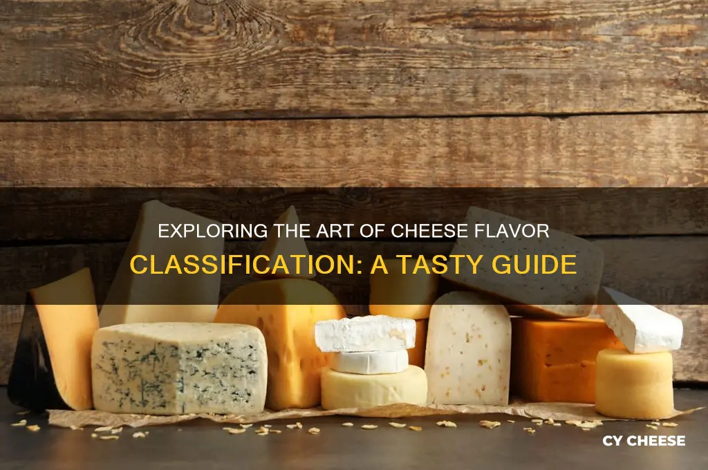 how are cheese flavors classified
