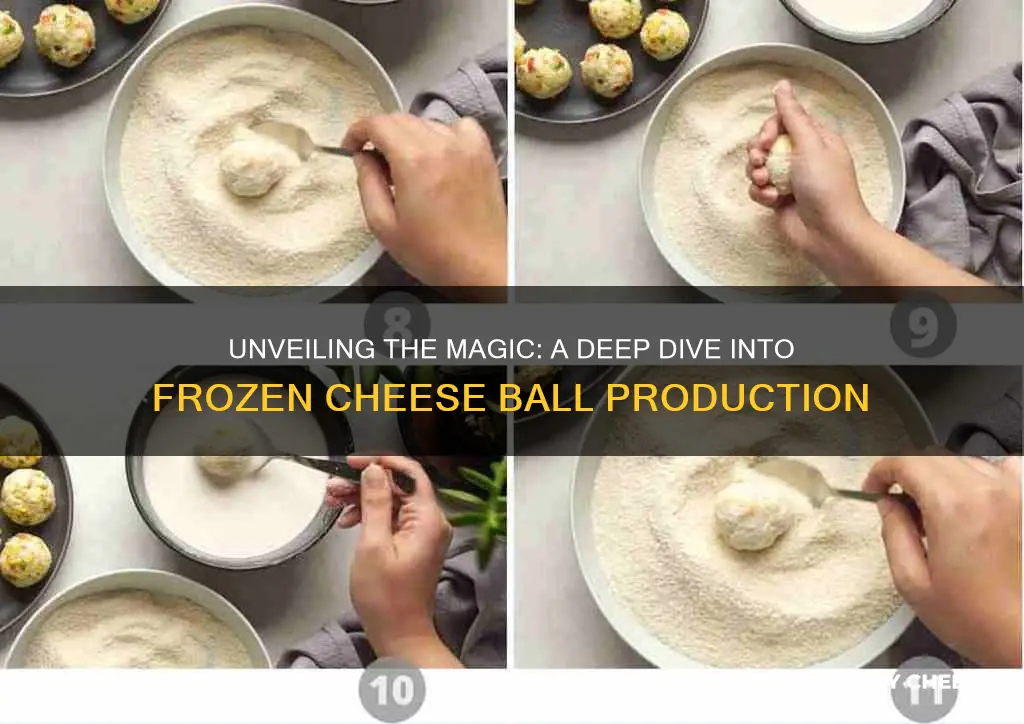 how are frozen cheese balls made