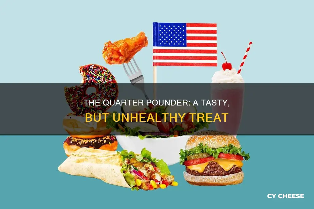 how bad is a quarter pounder with cheese