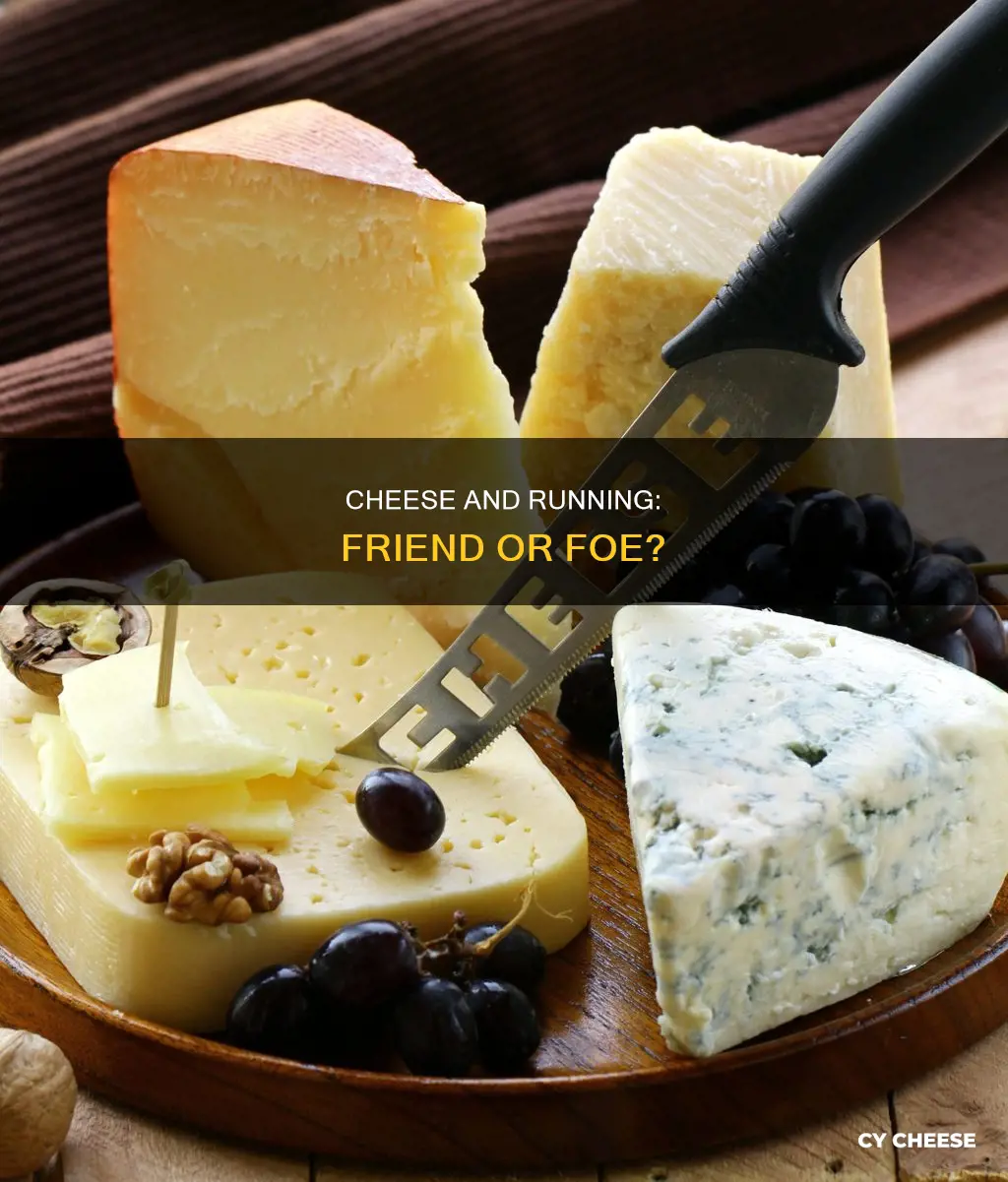 how bad is cheese for runners