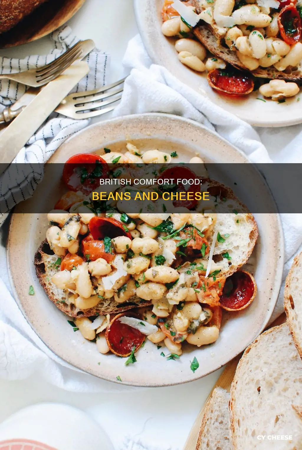 how beans or cheese are often served in britain