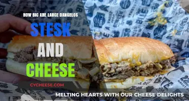 Unveiling the Size of D'Angelo's Large Steak and Cheese Sandwich