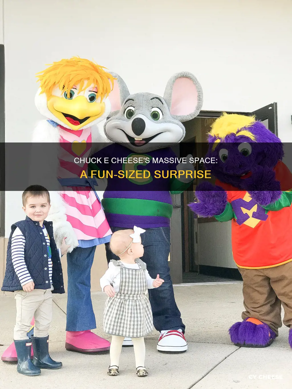 how big is a chuck e cheese