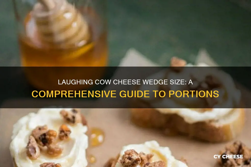 how big is a wedge of laughing cow cheese