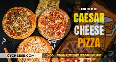 Lil Caesar's Cheese Pizza: How Big Is It Really?