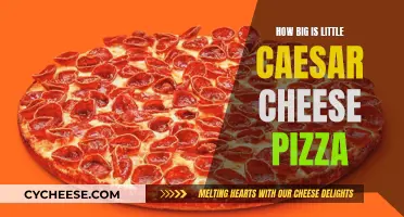 Little Caesar's Cheese Pizza: How Big Is It, Really?
