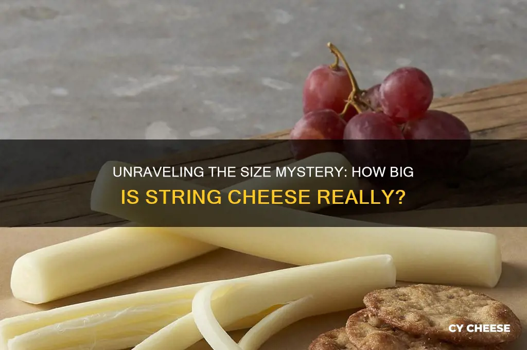 how big is string cheese