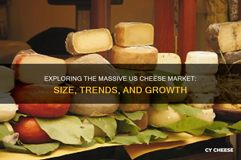 how big is the cheese market in the us