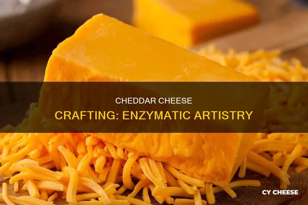 how cheddar cheese is made and enzymes involved