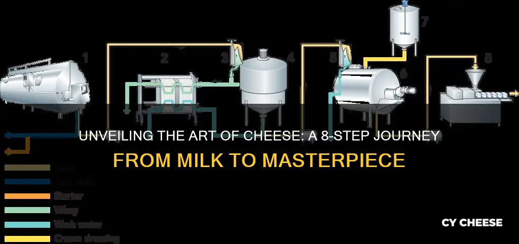 how cheese is made in 8 steps