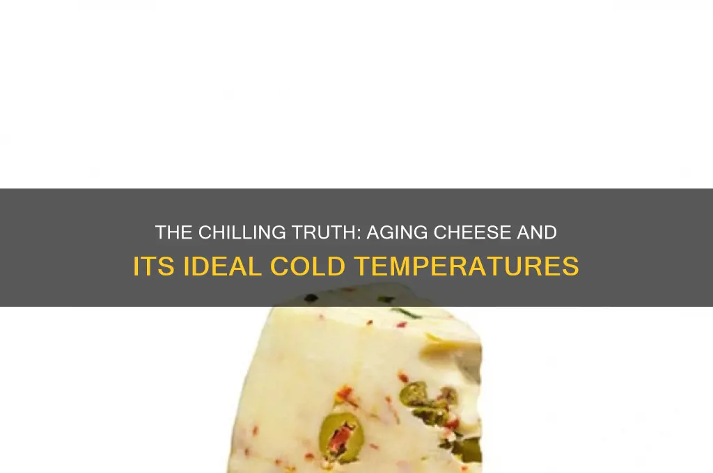 how cold does cheese when they age it