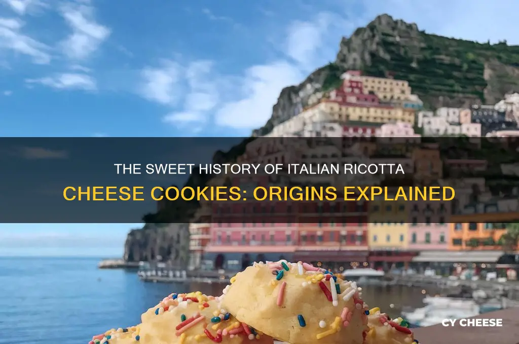 how did italian ricotta cheese cookies come about