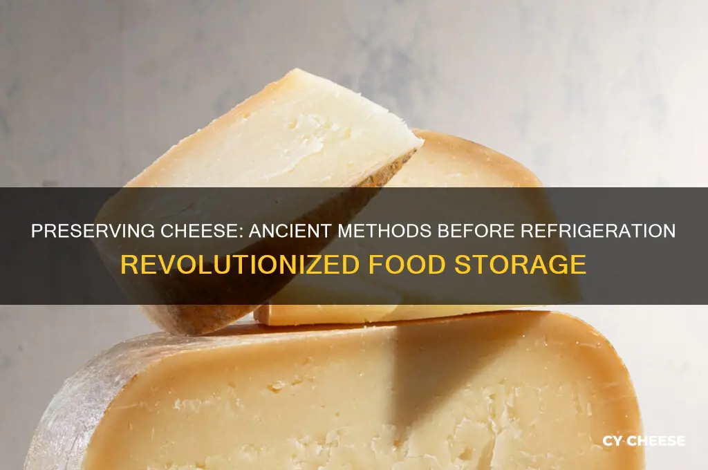 how did people keep cheese fresh before refrigerators