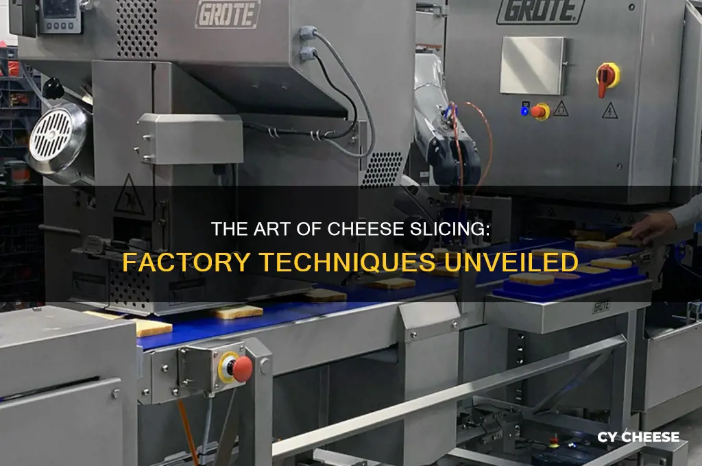 how do factories slice cheese