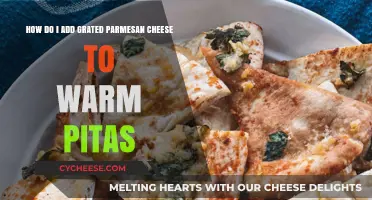 Warm Pitas: The Magic Touch of Grated Parmesan Cheese