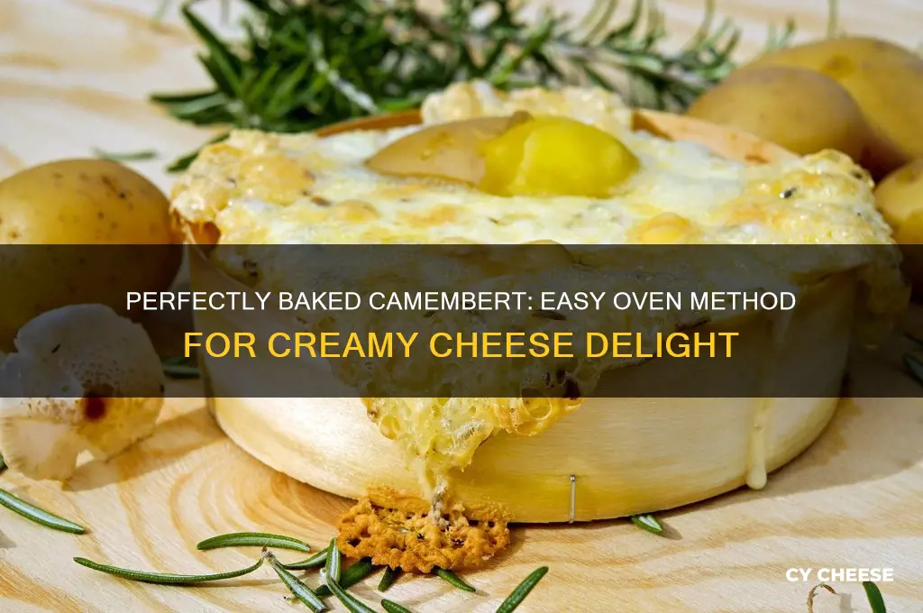 how do i bake camembert cheese in the oven