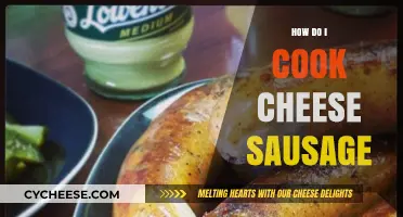 Cheese Sausage: Cooking Tips and Tricks