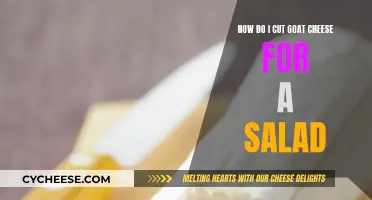 Cutting Goat Cheese for Salads: Simple Techniques