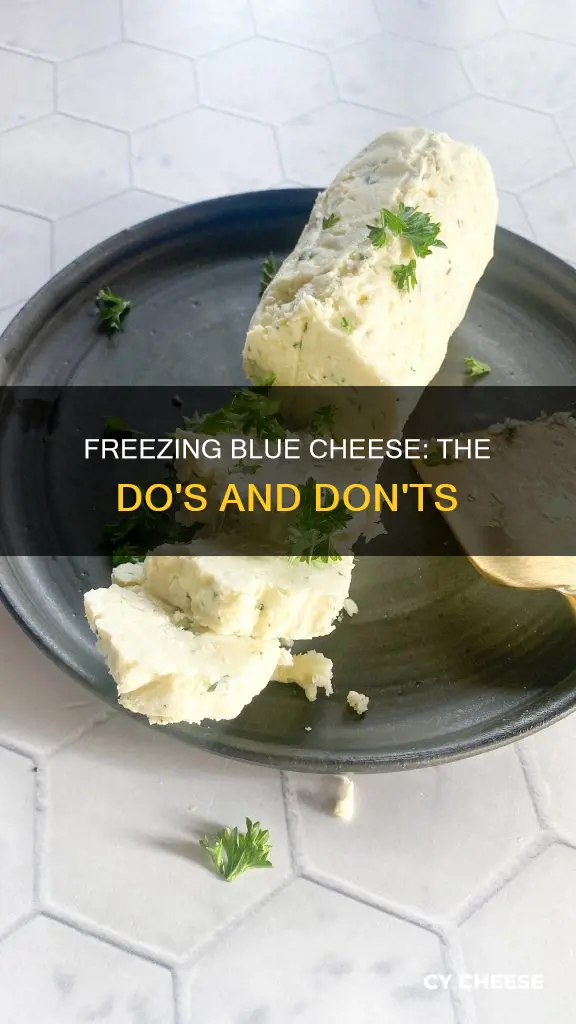 how do i freeze blue cheese