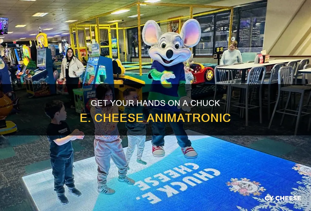 how do i get a chuk e cheese animatronic