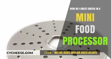 Effortless Cheese Grating: Using a Mini Food Processor for Perfect Results