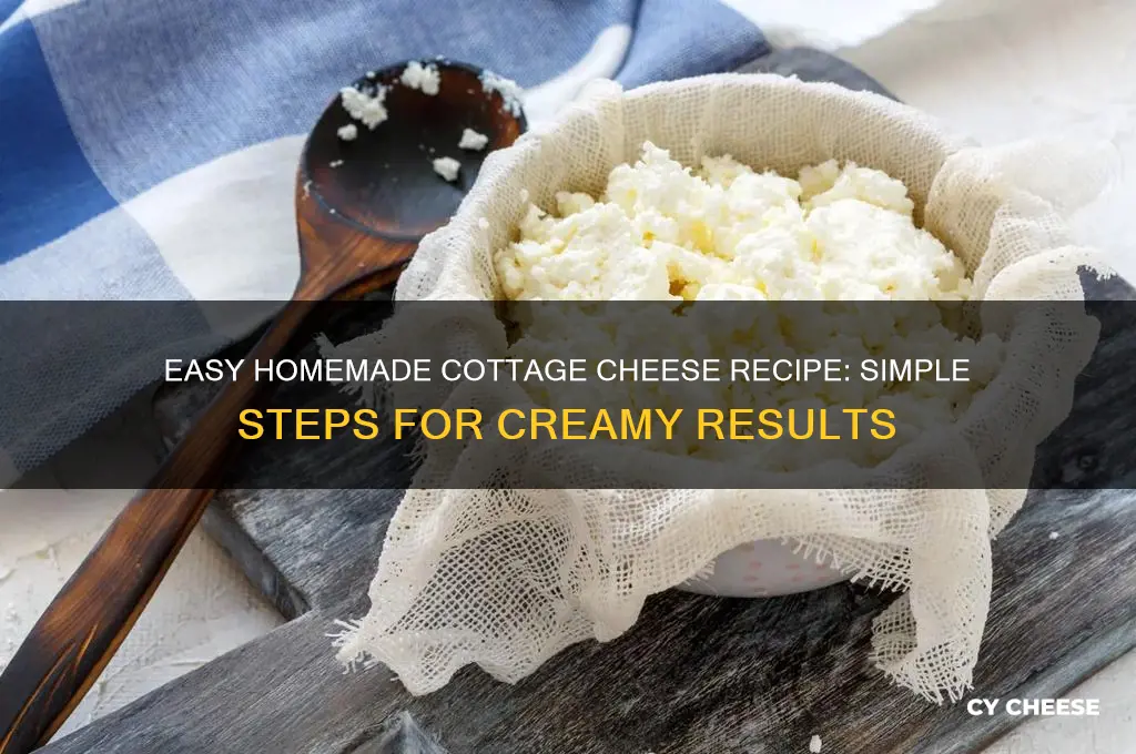how do i make cottage cheese at home