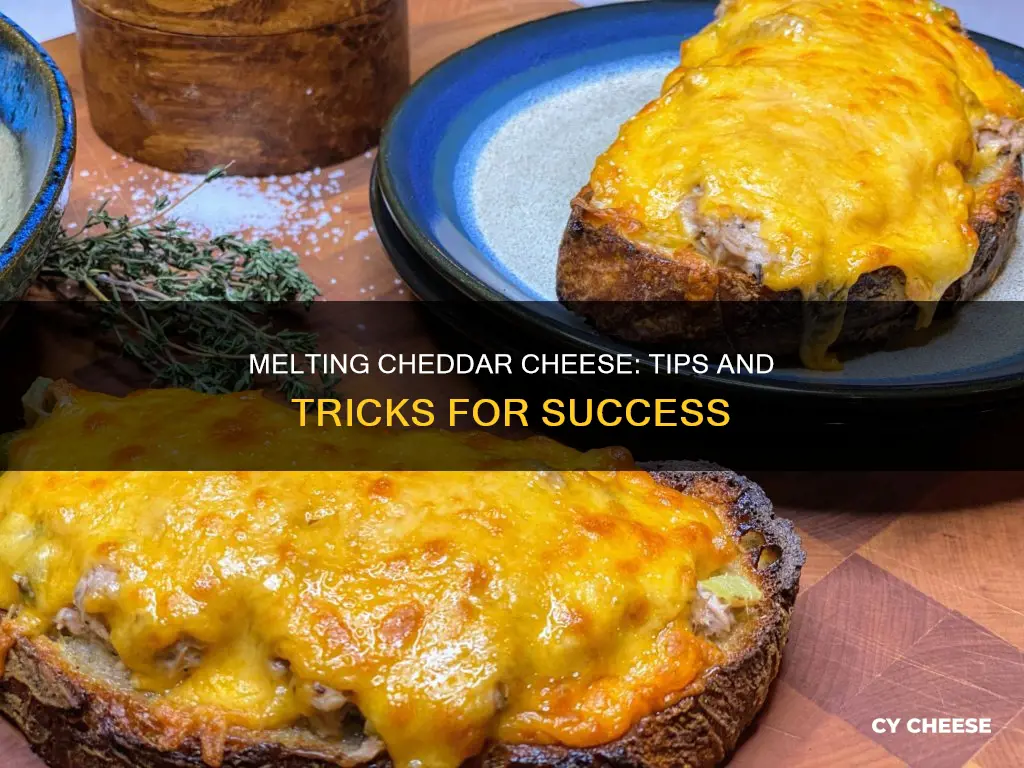 how do i melt cheddar cheese