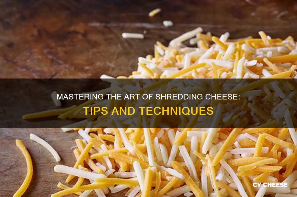 how do i shred cheese